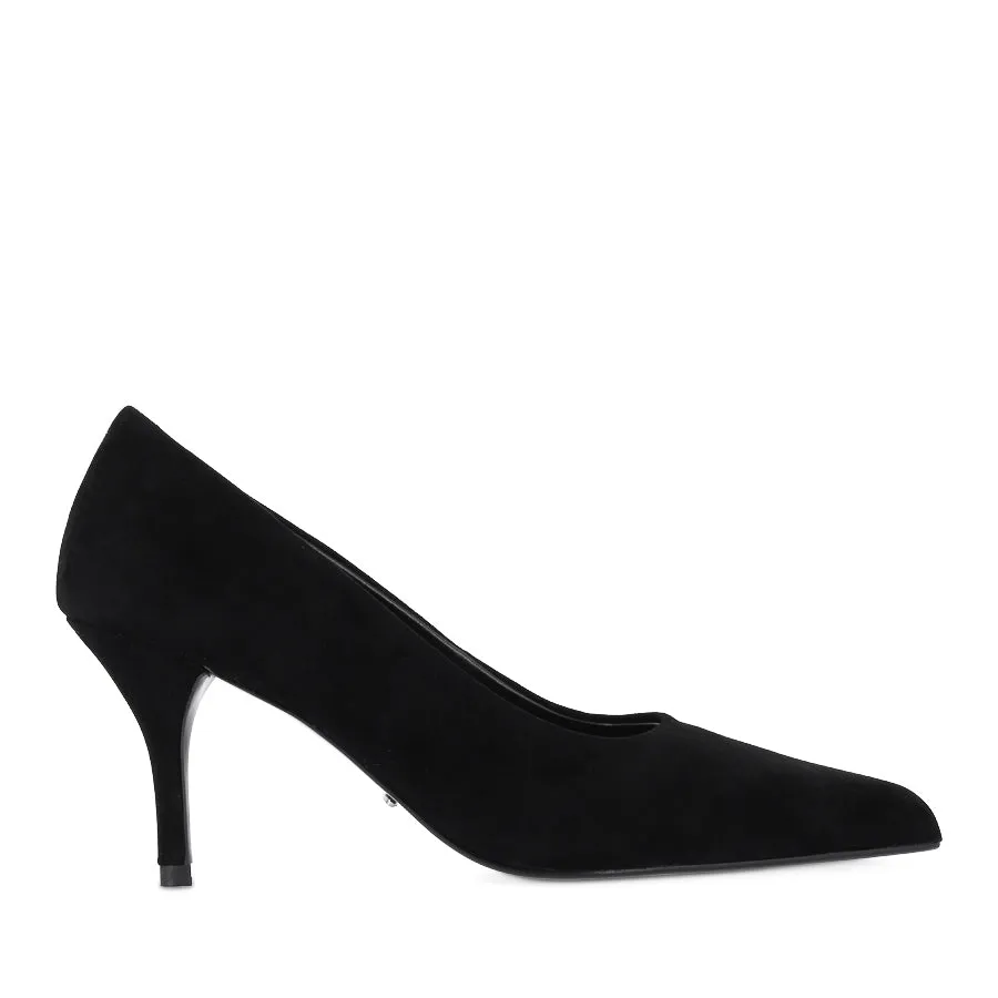 CHLOE - BLACK SUEDE Chic Walk Drink Night