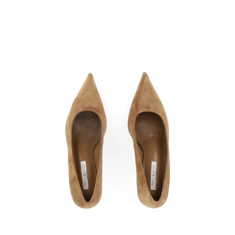 CHLOE - TAUPE SUEDE Lesson Glow