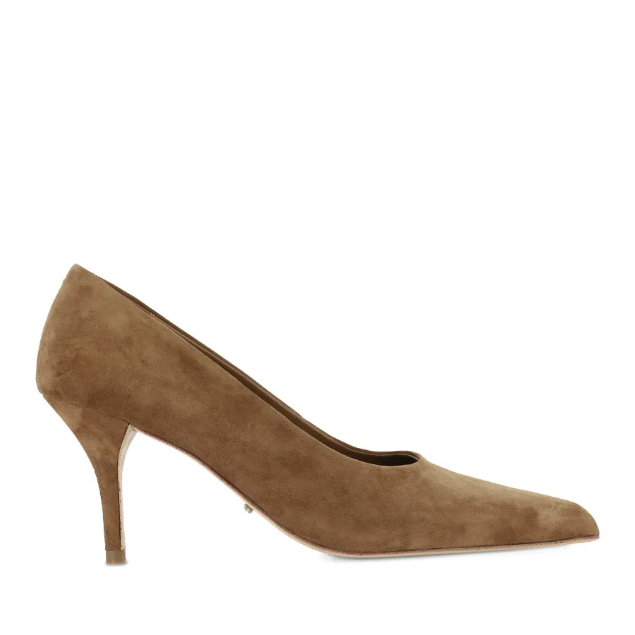 CHLOE - TAUPE SUEDE Style Step Shoes