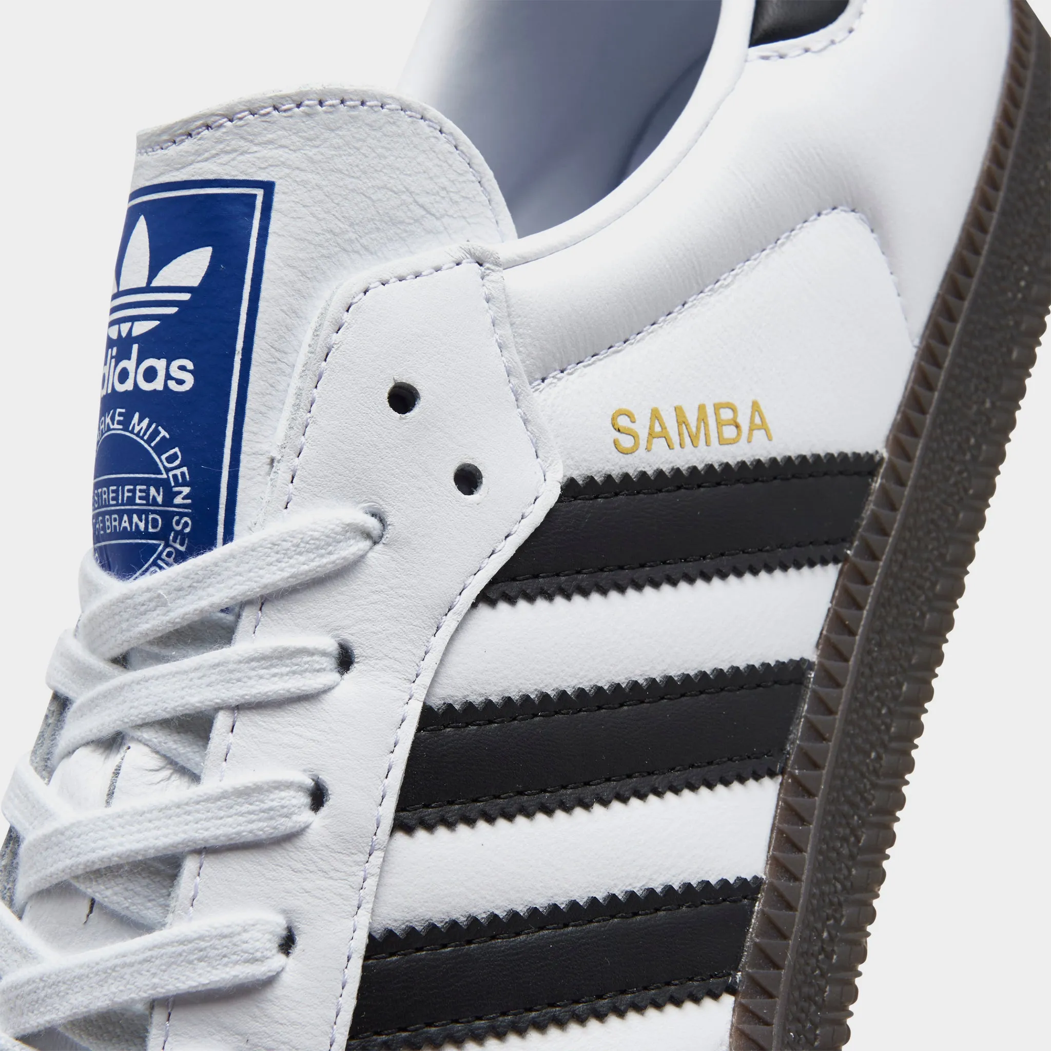 adidas Originals Samba OG Cloud White / Core Black - Clear Granite Zero Drop Profile