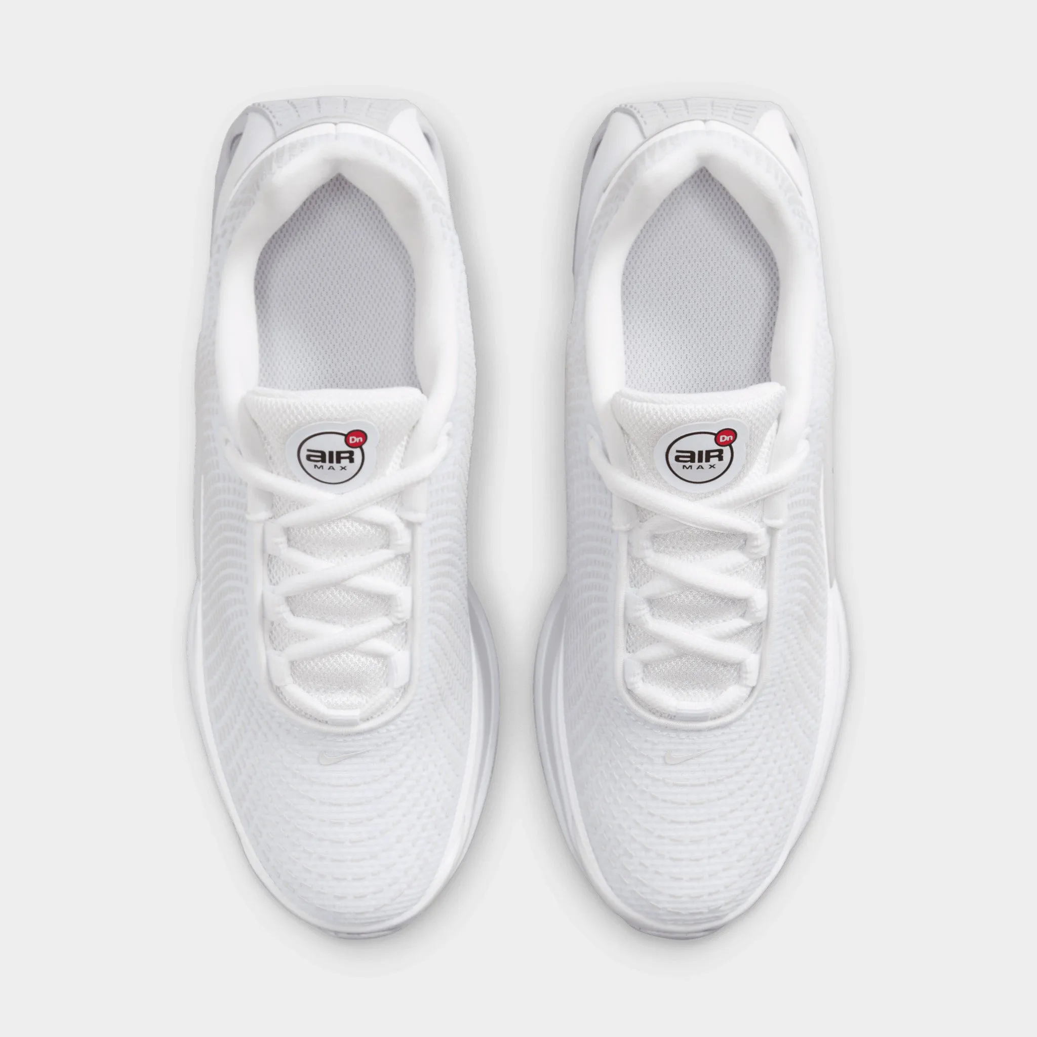 High Elasticity Nike Air Max DN GS White / White - Metallic Silver