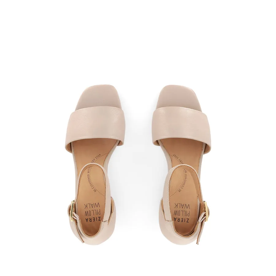 Breathable Design CLAIREST W - NUDE LEATHER