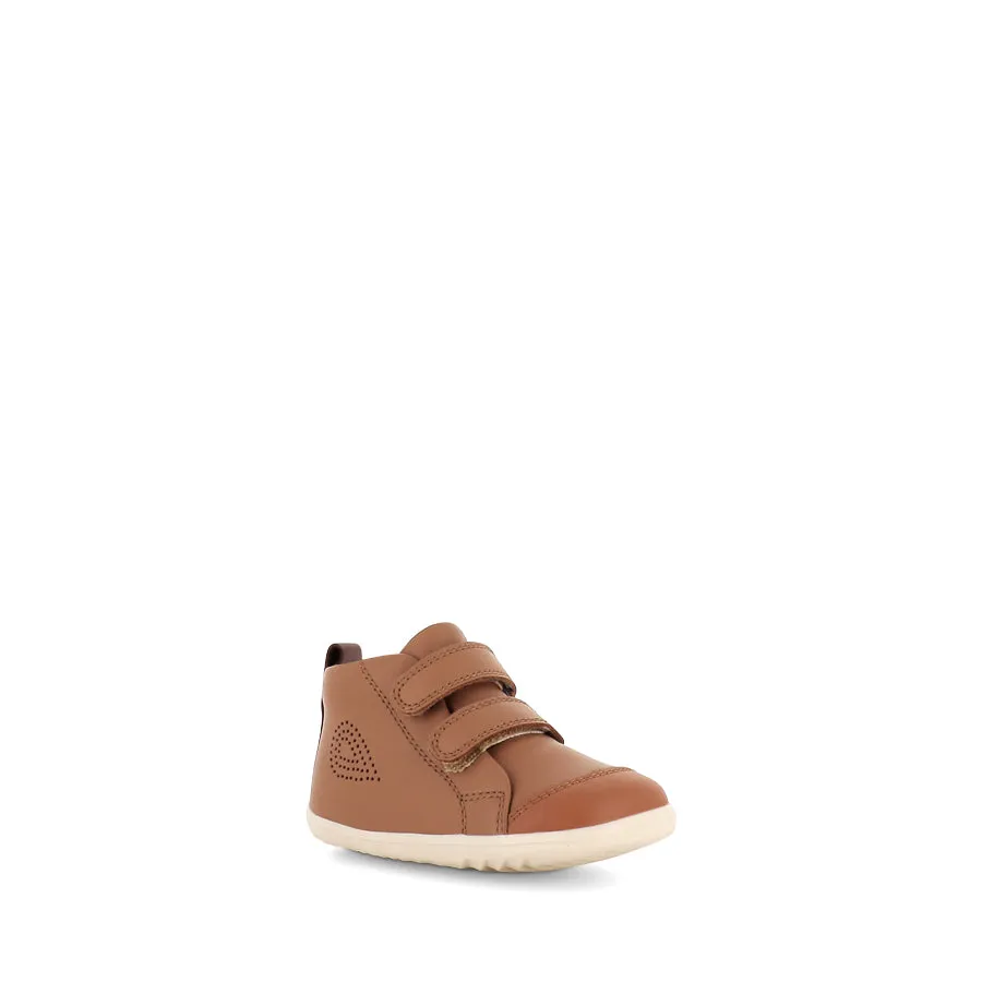 removable insoles Statement Piece HI COURT STEP UP - CARAMEL LEATHER