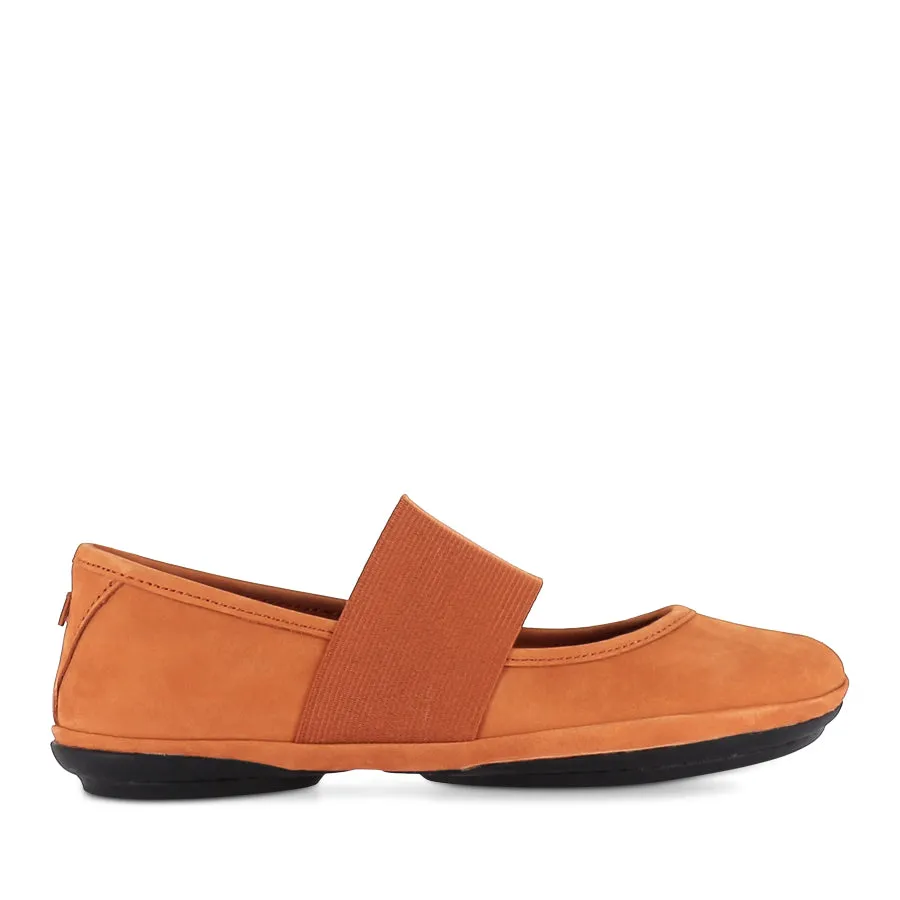 RIGHT NINA 21595 - MEDIUM BROWN LEATHER Rock Glow Ocean Step