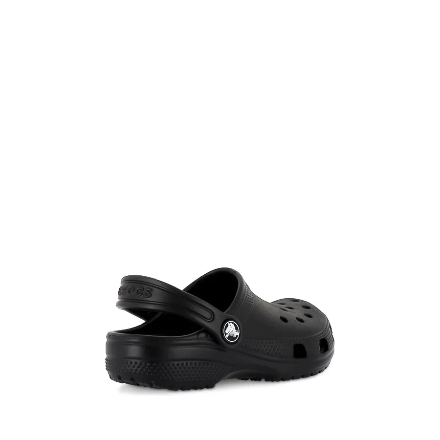 Minimalist Design Clear Shape CLASSIC CLOG KIDS - BLACK