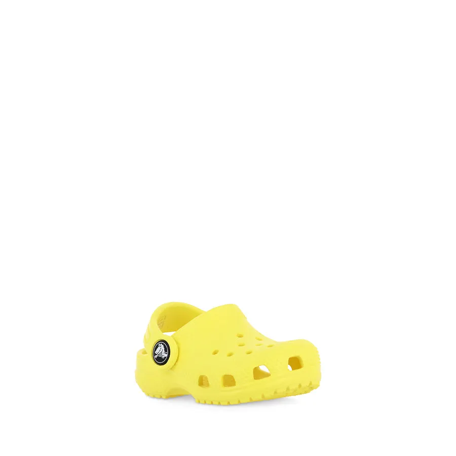 CLASSIC CLOG TODDLER S24 - CYBER YELLOW Travel Glam Vegan Material