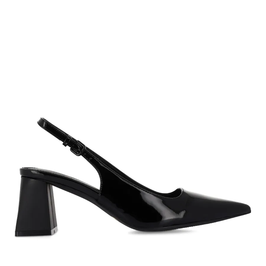 Pollen Air Arch support YARRA - BLACK PATENT LEATHER