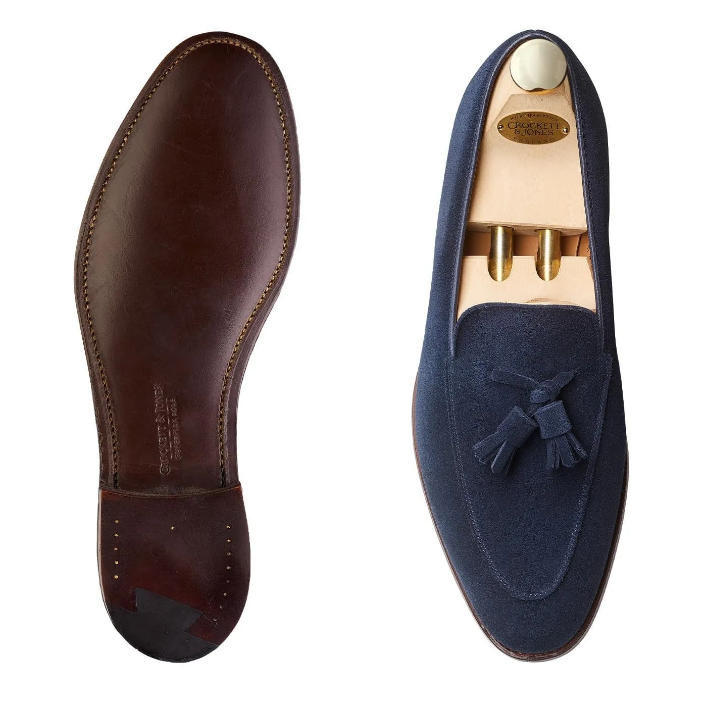 Antibes Ocean Calf Suede Elastic