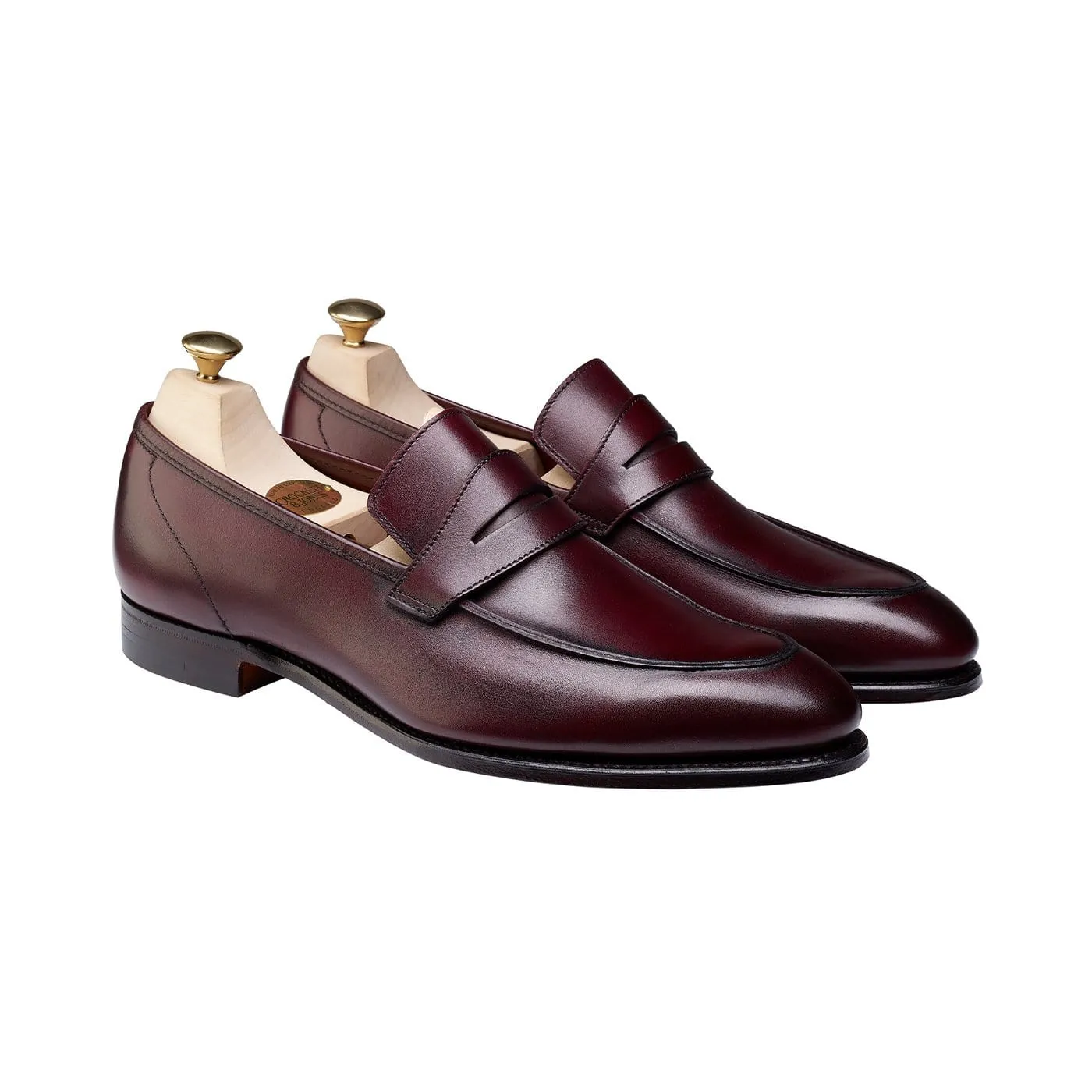 Lucy Burgundy Burnished Calf Event Go Dinner Outing