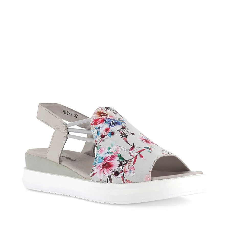 Knotted Straps Flex Comfort MIRKY - VAPOR/BOTANIC LEATHER