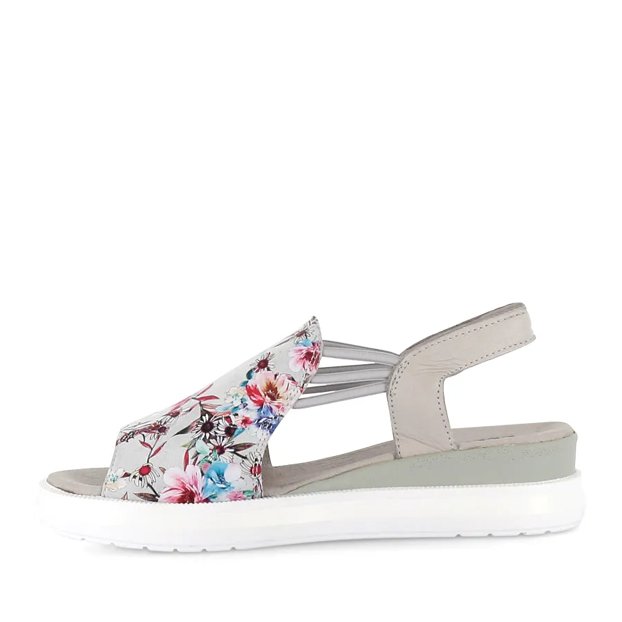 MIRKY - VAPOR/BOTANIC LEATHER Chic Straps PU Sole