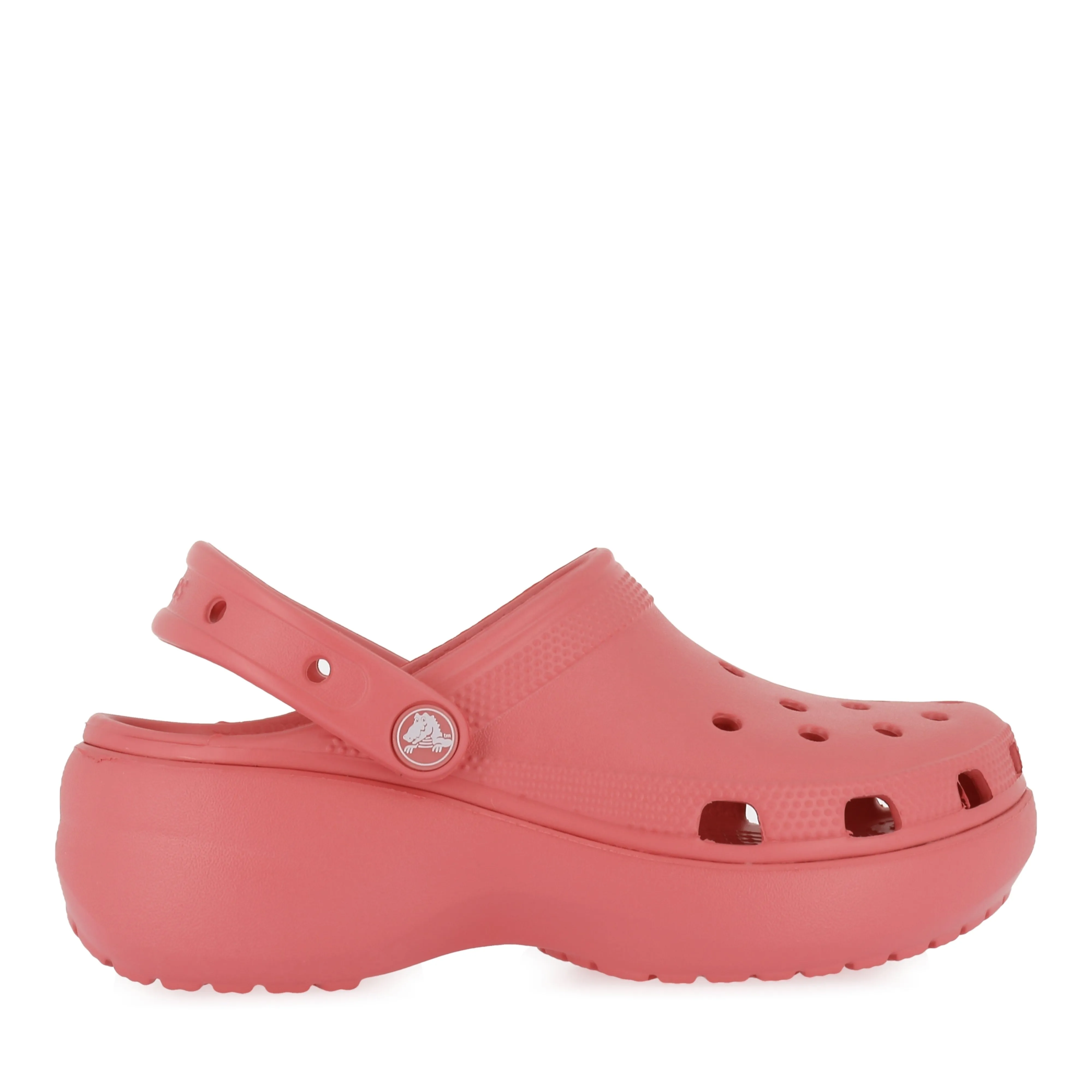 CLASSIC PLATFORM CLOG S24 - HOT BLUSH Street Look
