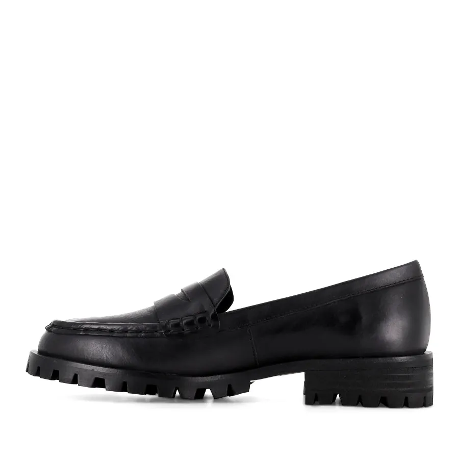Step True MORELAND - BLACK BLACK LEATHER
