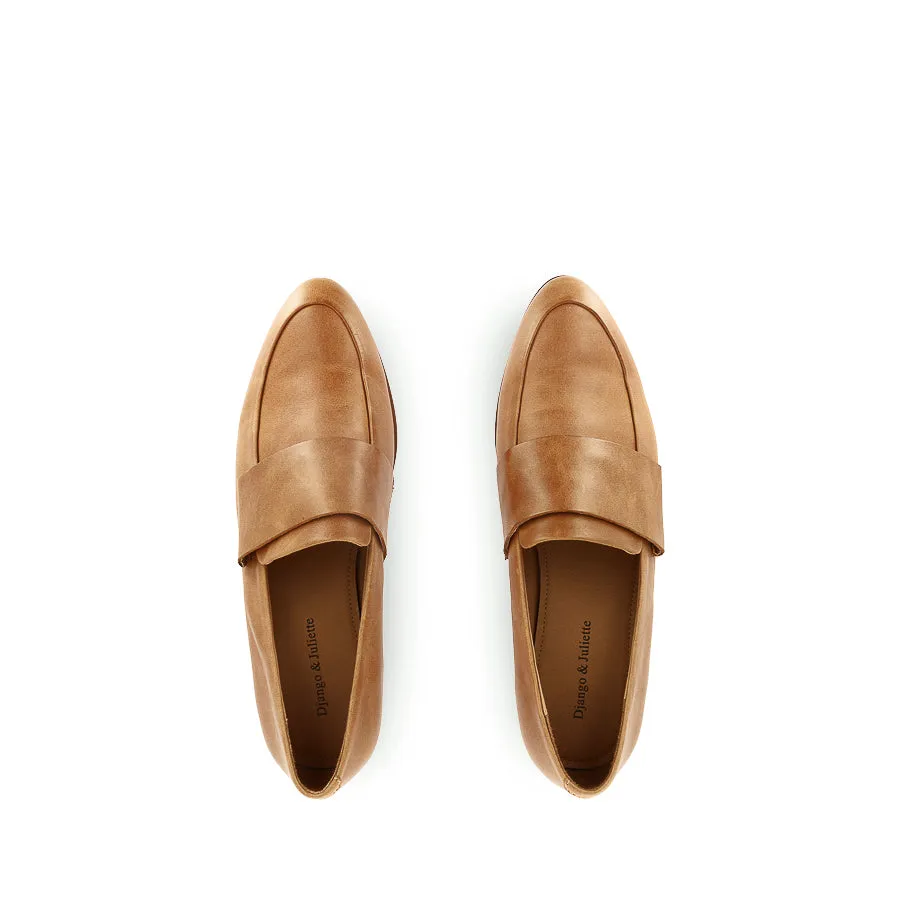 Patina Effect Shop Day GABRIAN - TAN LEATHER