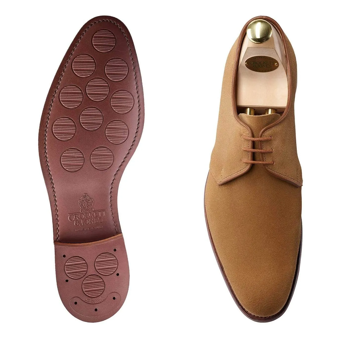 Helston 2 Camel Suede Non-Slip Sole