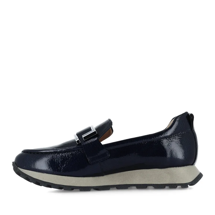 HETTIE - MIDNIGHT PATENT LEATHER Low   Heel