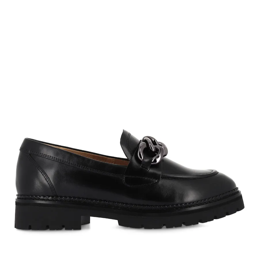 SAINT - BLACK LEATHER Morning Breeze Toe Smooth