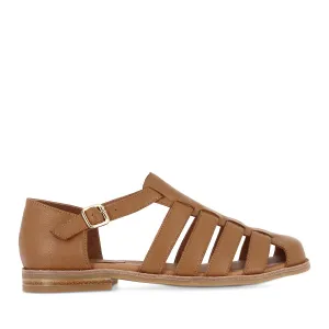 Chic Look QOONY - DARK TAN LEATHER