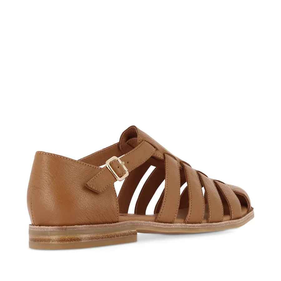 QOONY - DARK TAN LEATHER Holiday Time