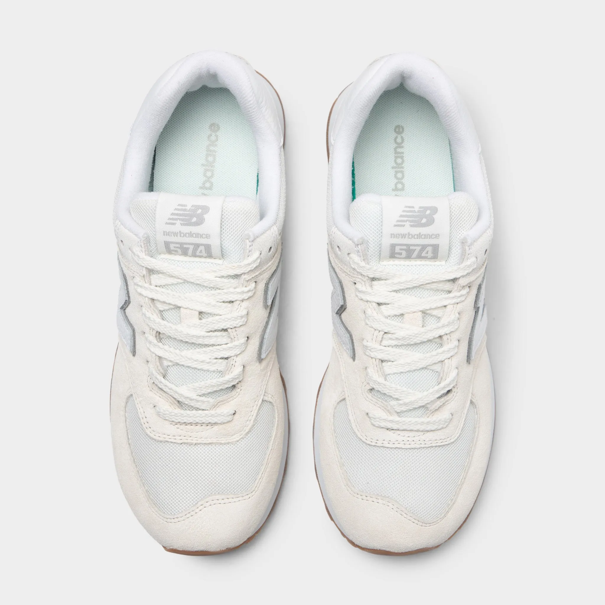 Trend-setting ease Mid - range New Balance 574 Sea Salt / White - Concrete