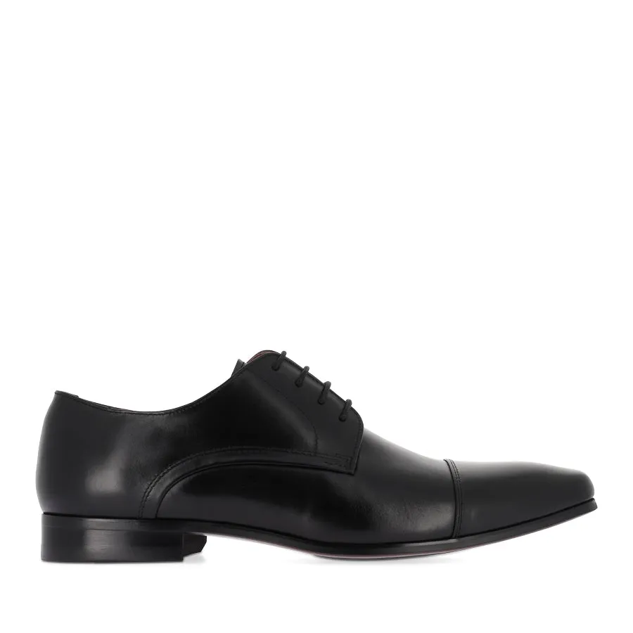 Timeless Leather Shoes Ground Guard CLAYTON - BLACK
