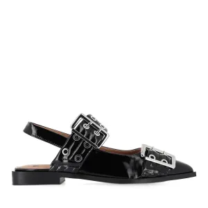 LARRA - BLACK PATENT Field Glow Hook Loop