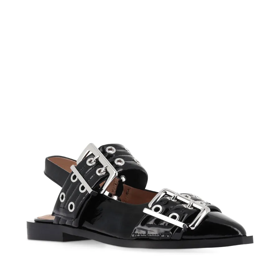 Easy Fit Shoes Cozy Walk LARRA - BLACK PATENT