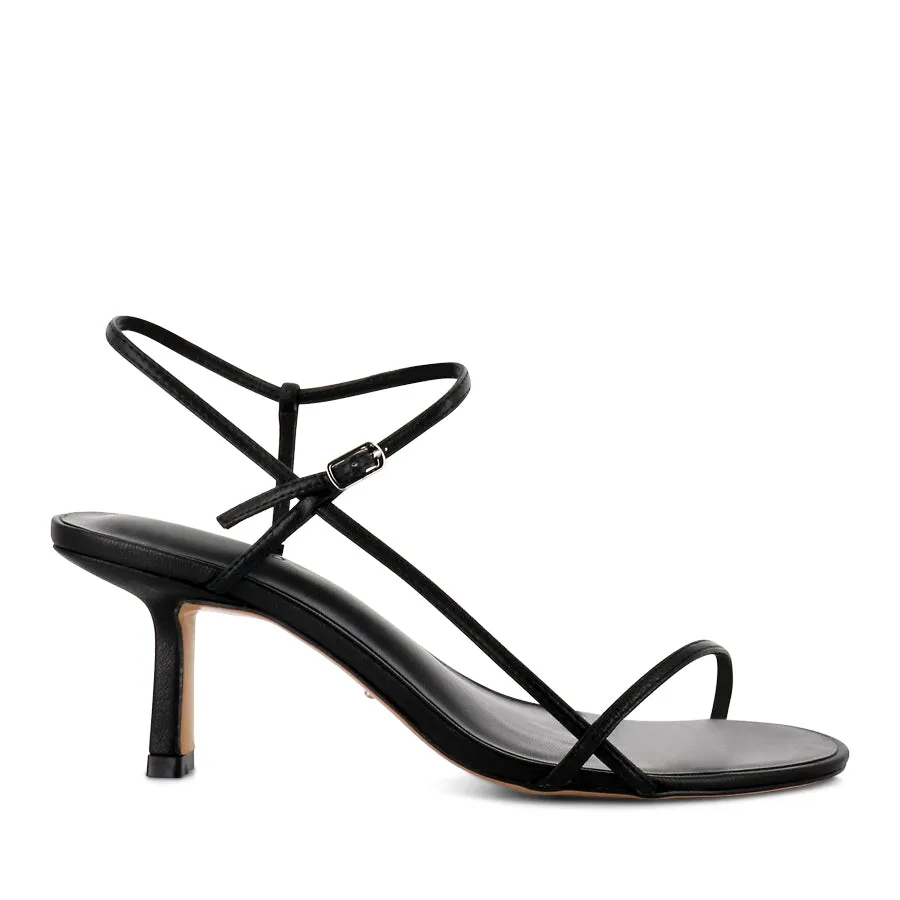 CAPRICE - BLACK LEATHER Elastic Fit