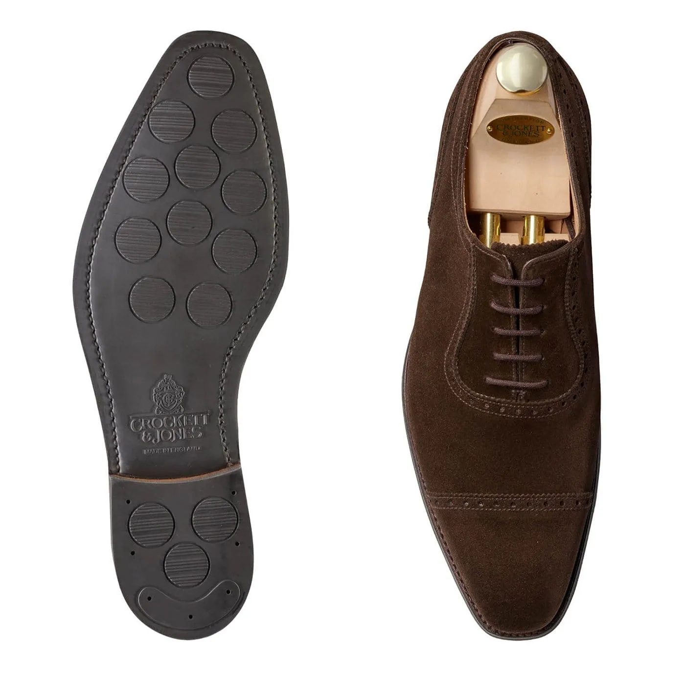 Quick Walk Westbourne Dark Brown Calf Suede