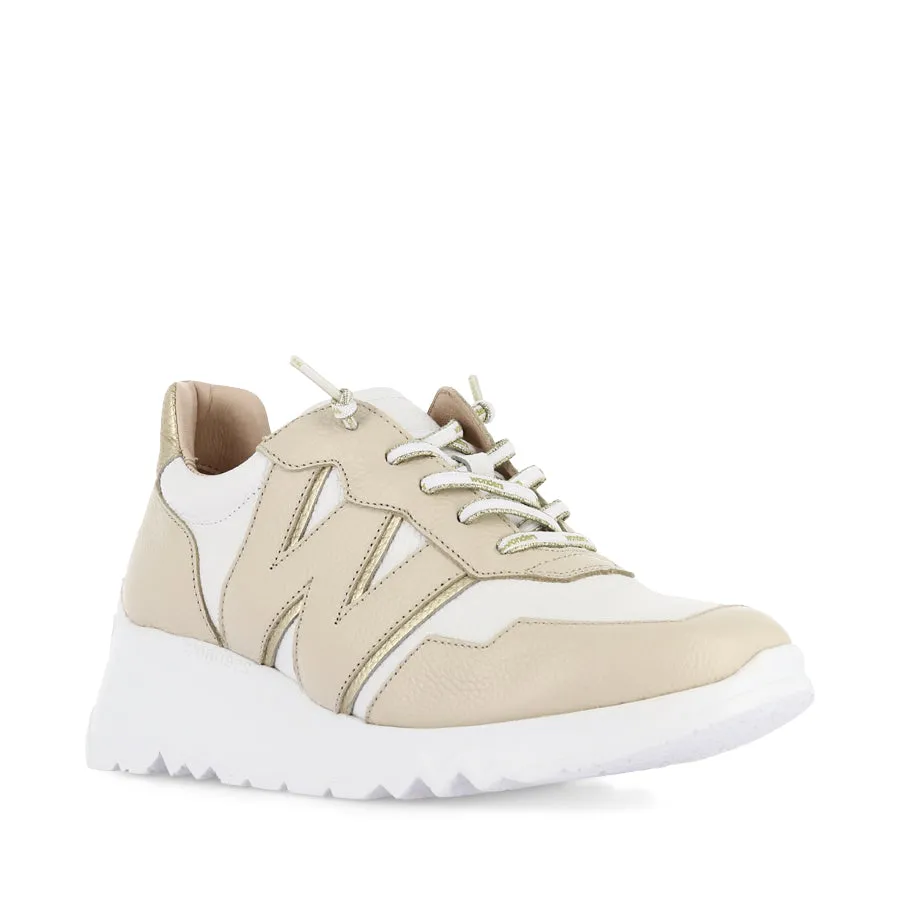Enhanced Flex Zones ERIN E-6741 - CREAM/OFF WHITE LEATHER MULTI