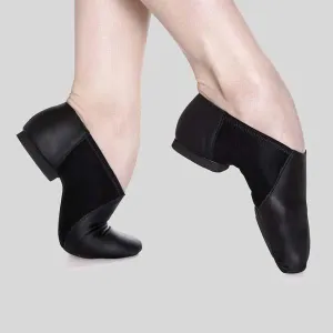 SO DANCA RUBBER SOLE LEATHER JAZZ SHOE - CHILD #JZ45S Leather Breathable Material