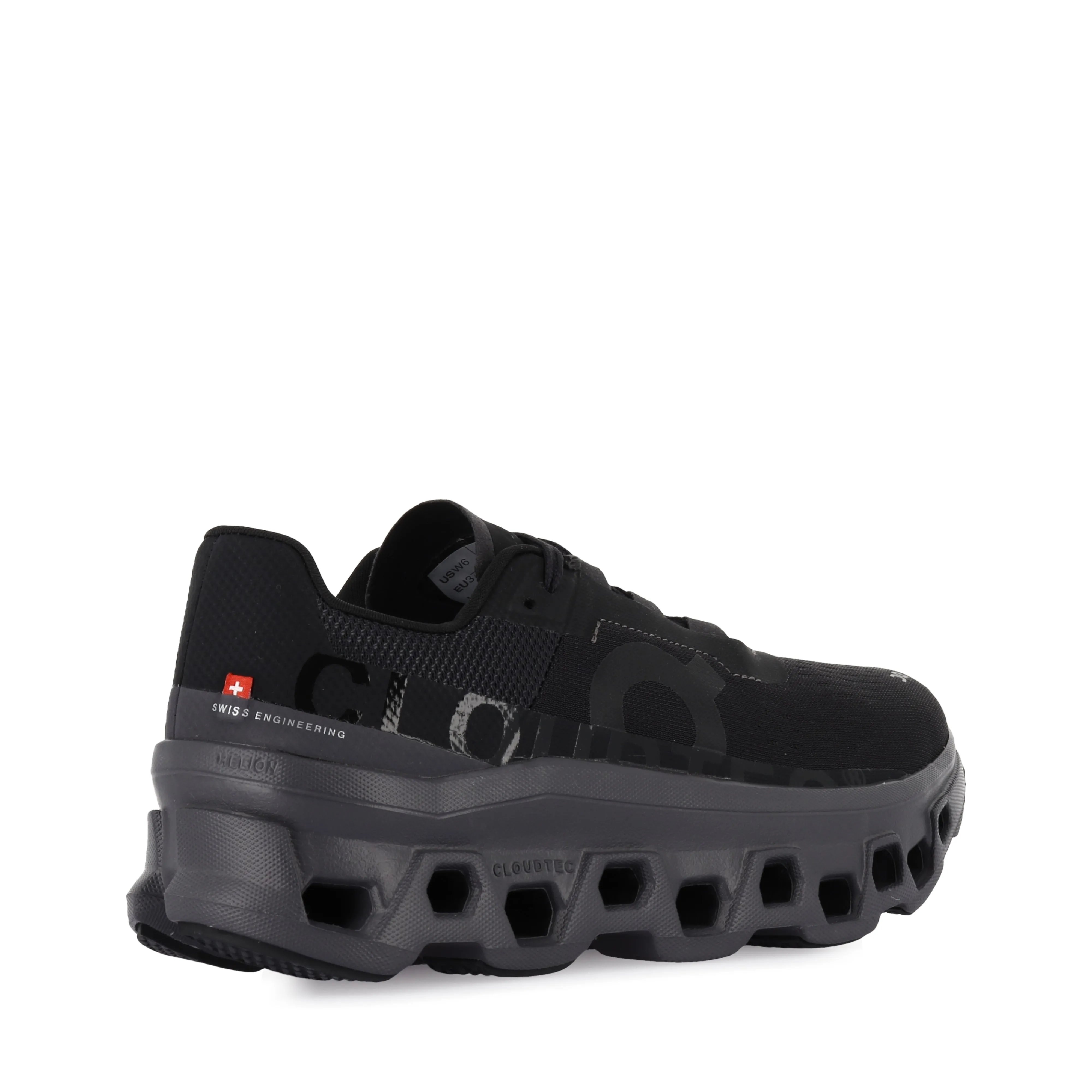 CLOUDMONSTER 1 W - BLACK/MAGNET kids' shoes Track and field