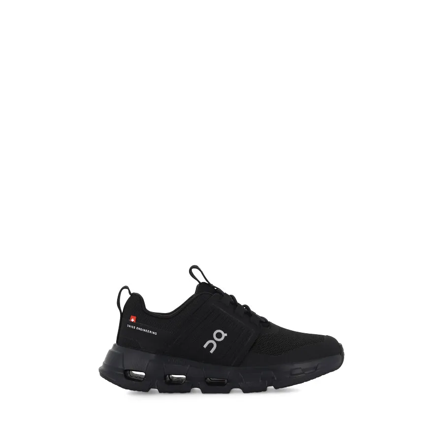 Tremendous support running for a form of meditation CLOUDSWIFT KIDS 1 - ALL BLACK