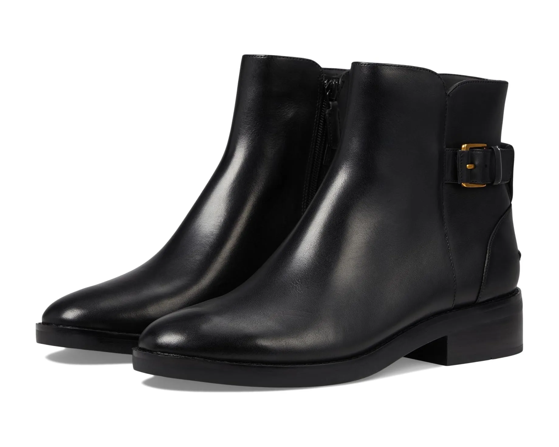Water-resistant Wine Rich Cole Haan Hampshire Buckle Bootie Women