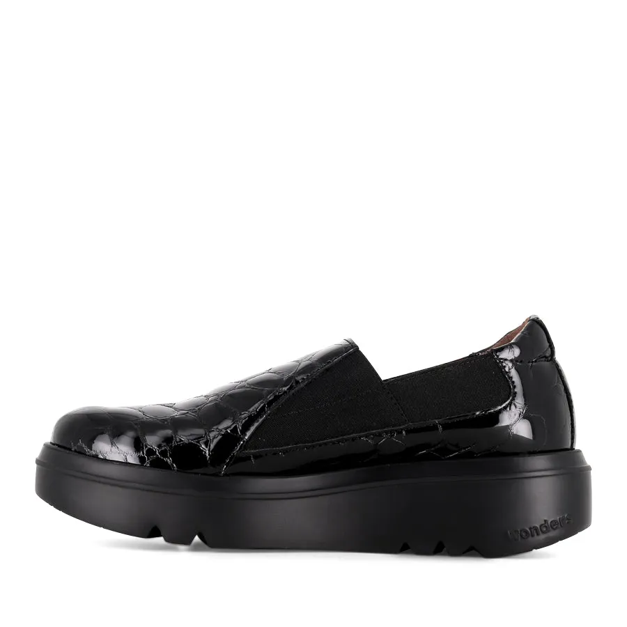Music Spot Lane Clean Step ADI A-2804 - BLACK CROC PATENT