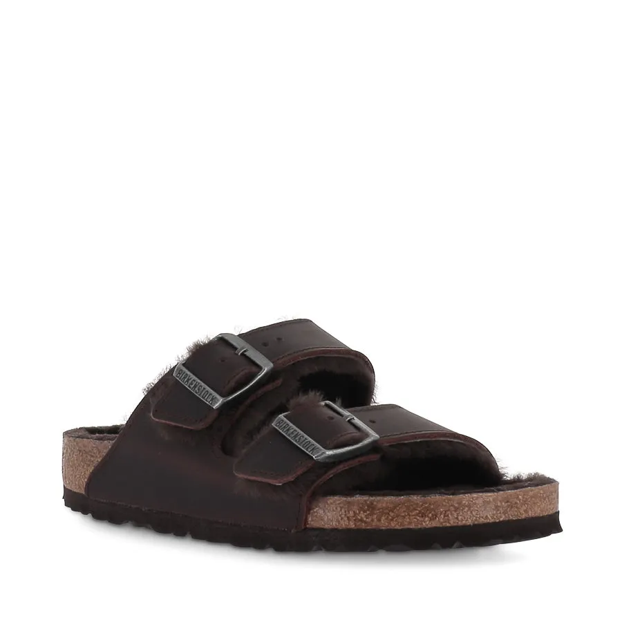 Quick Wear ARIZONA SHEARLING - HABANA OILED LEATHER