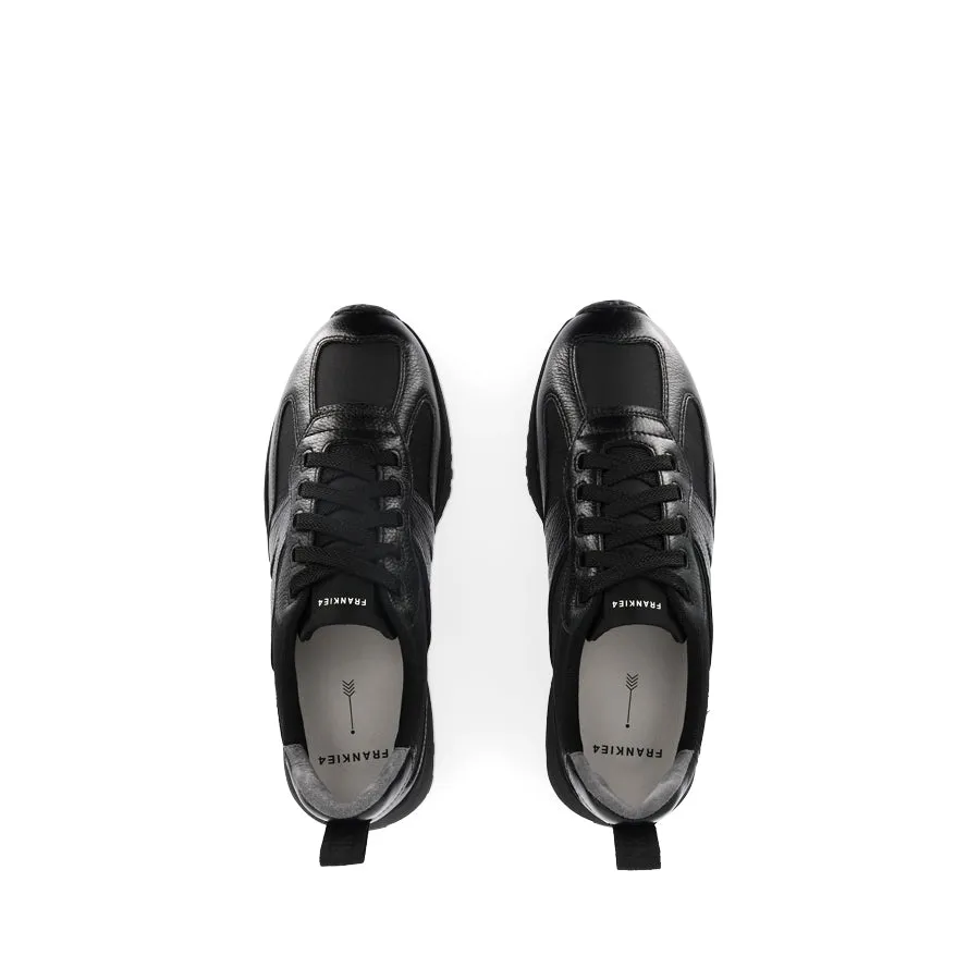 breathable insole Ventilated Footbed AXEL II - BLACK/BLACK LEATHER