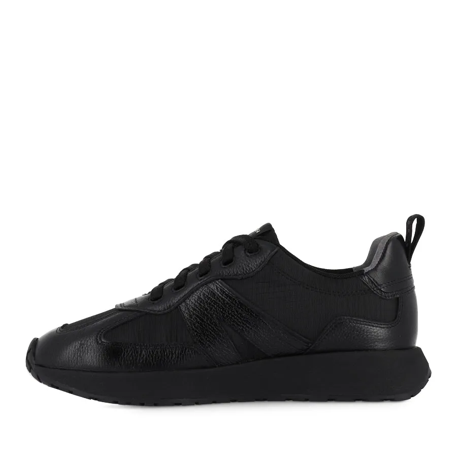Softness AXEL II - BLACK/BLACK LEATHER