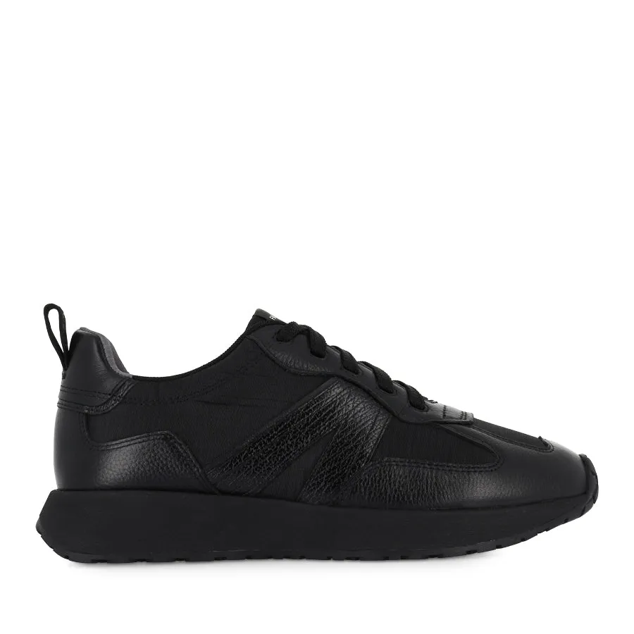 AXEL II - BLACK/BLACK LEATHER Ground Feel