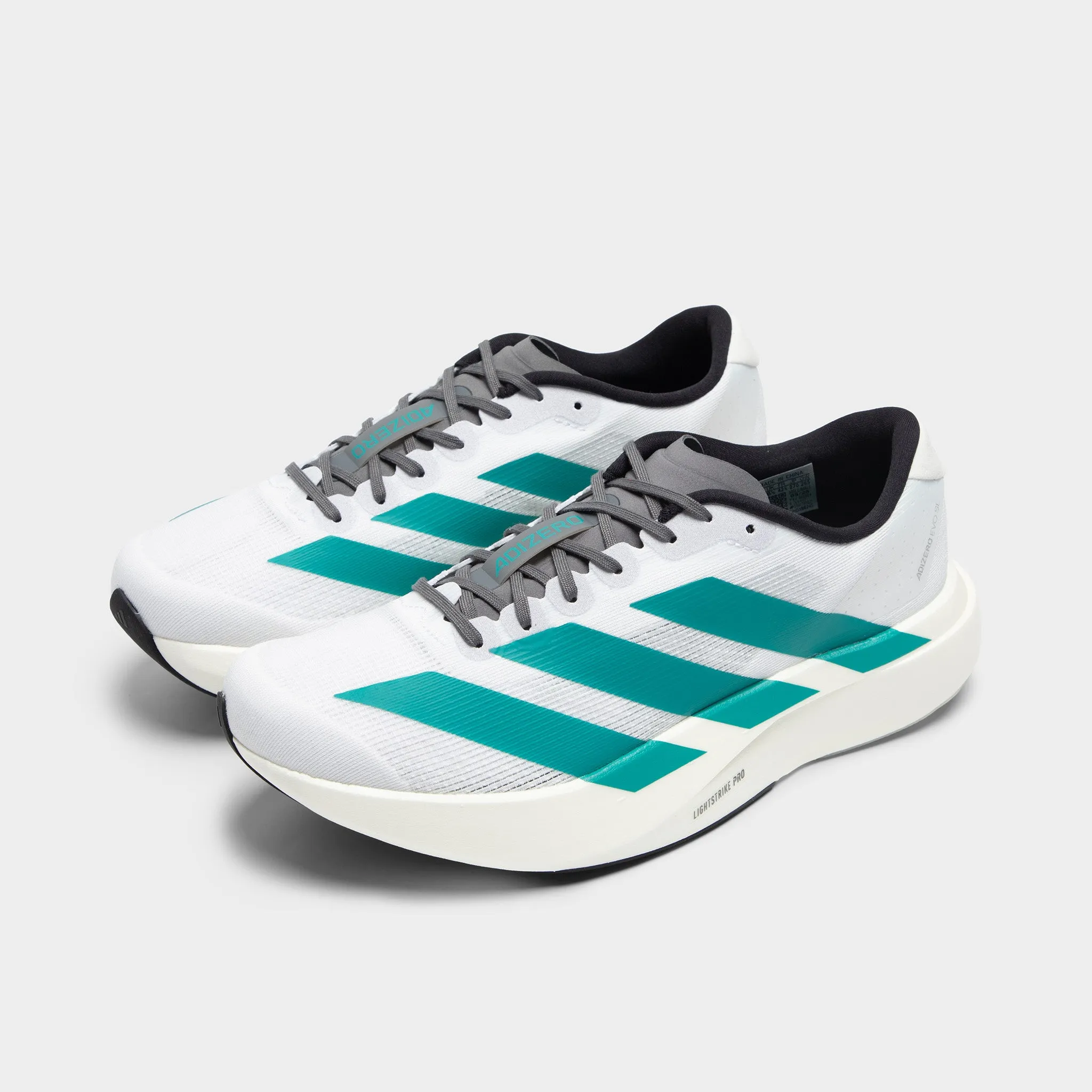 Light Motion Shock-absorbent look adidas Evo SL White / Teal - Black