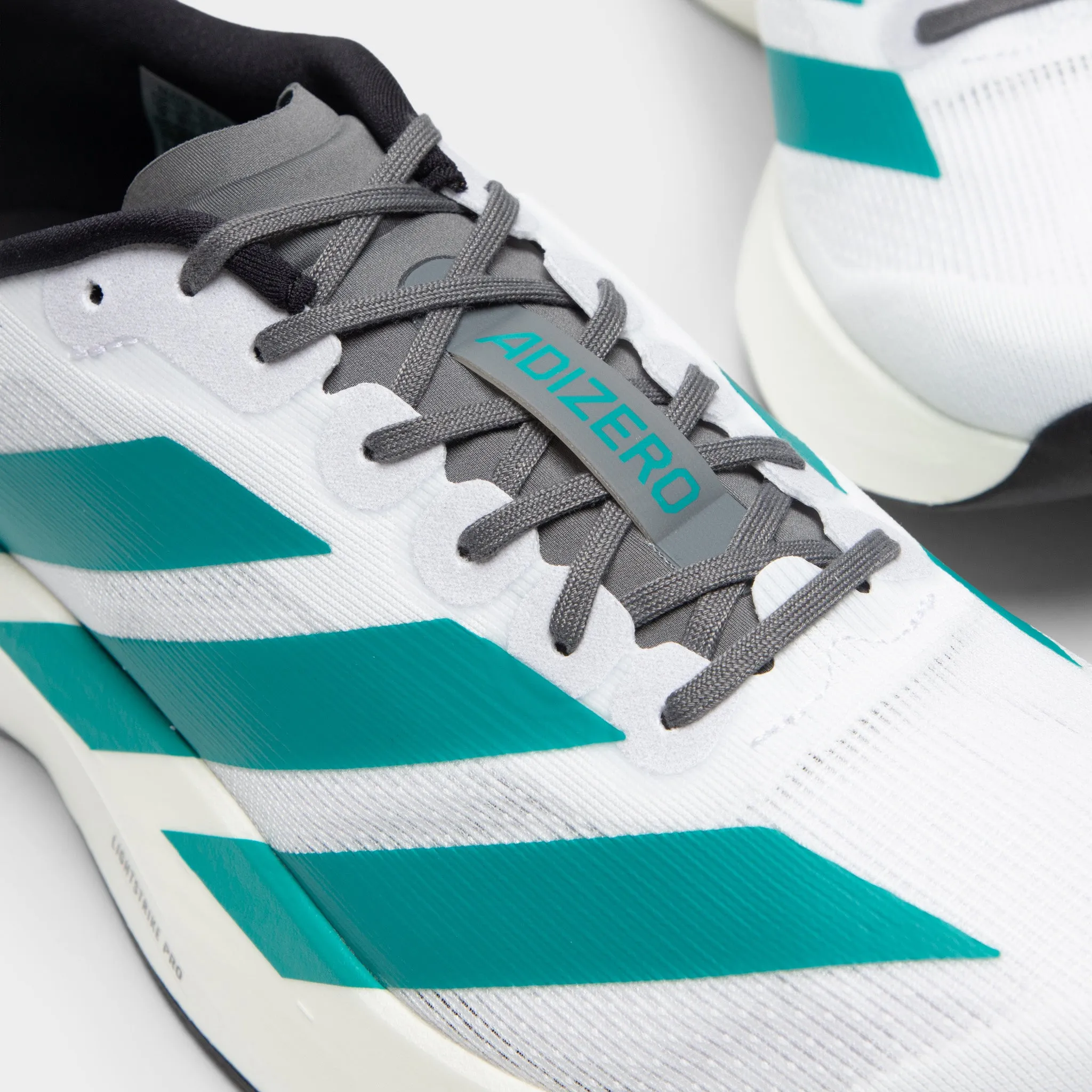 adidas Evo SL White / Teal - Black Sleek