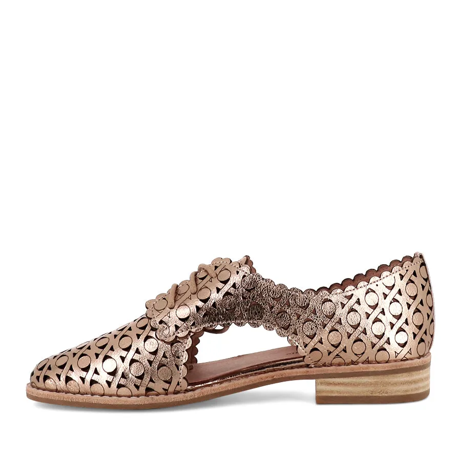 Versatile use Minimalist ALBERTOS - ROSE GOLD LEATHER