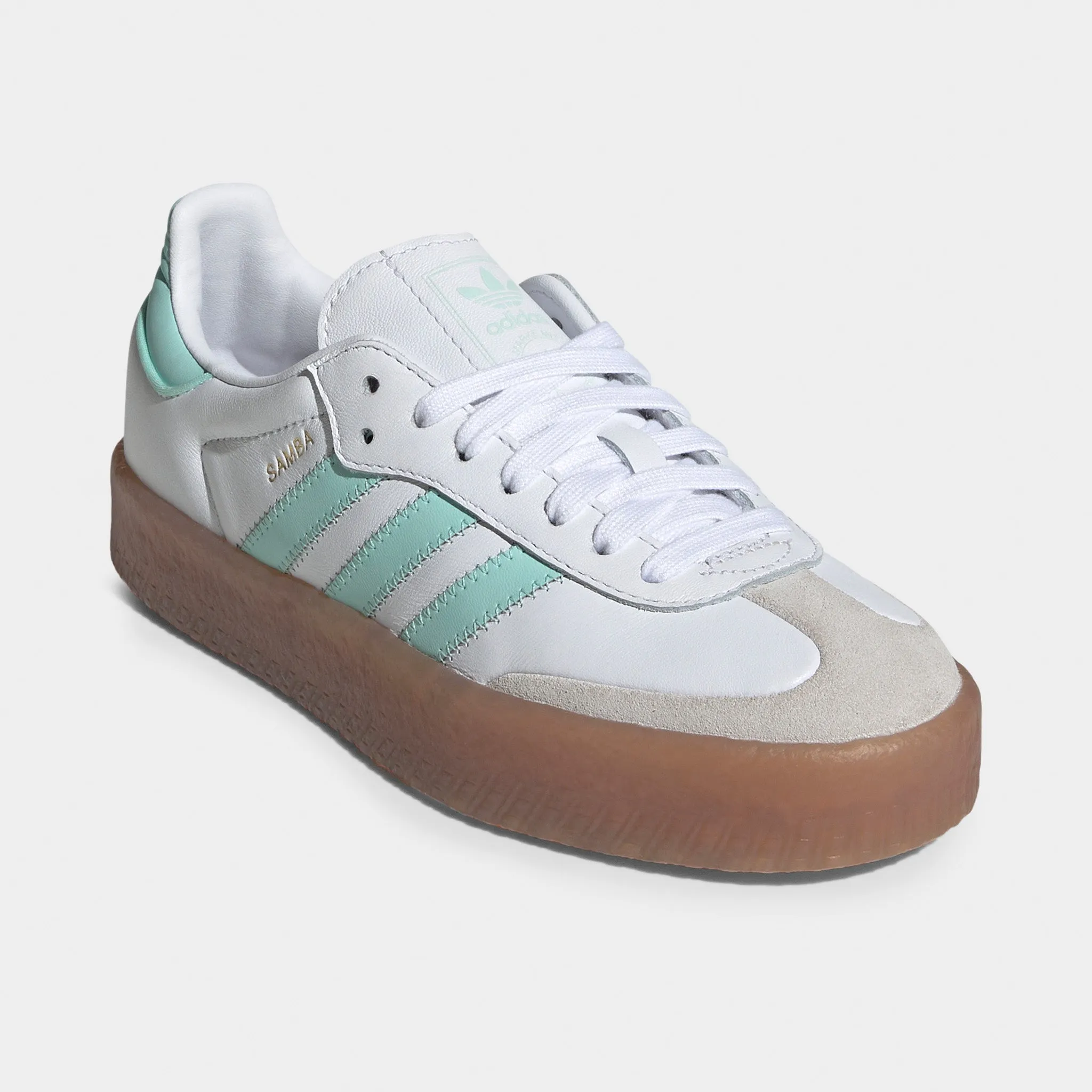 Easy Match Train Easy adidas Juniors' Sambae White / Clear Mint - Gold Metallic