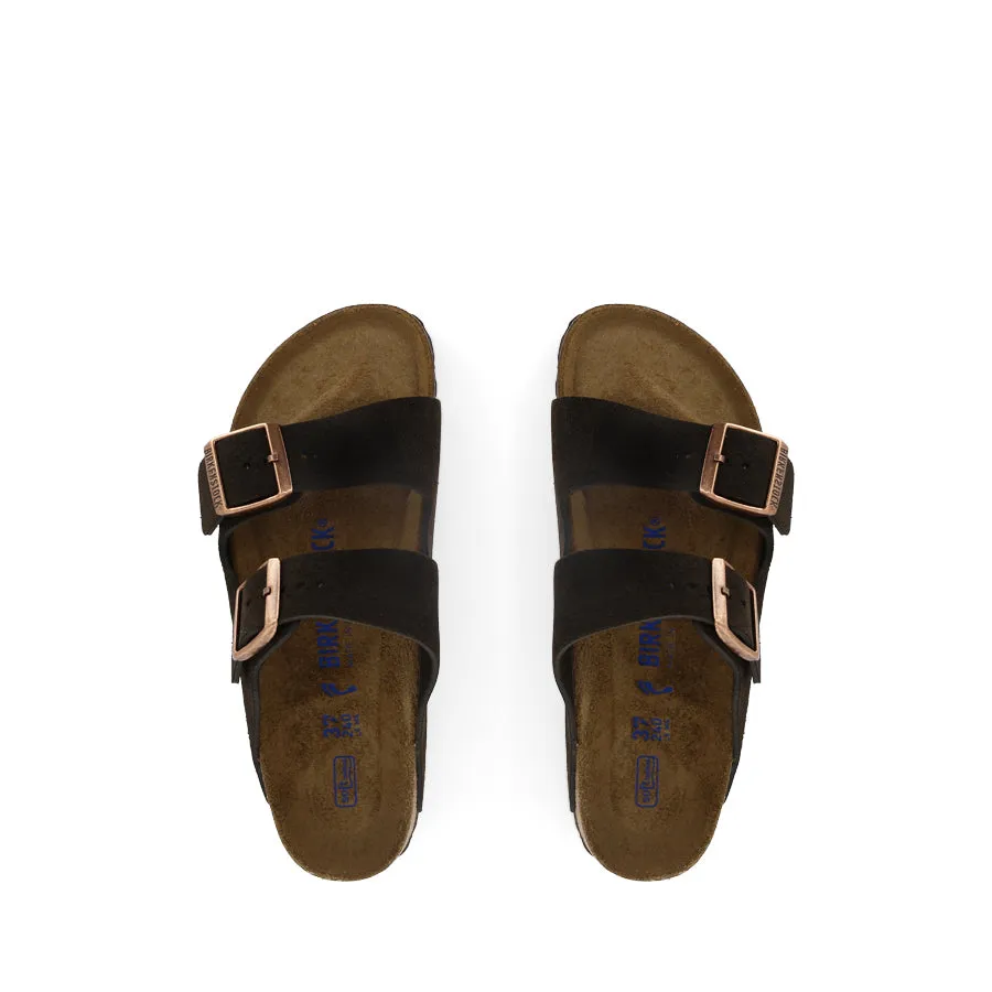High   Quality Summer Vibes ARIZONA SFB SUEDE NARROW - MOCCA SUEDE LEATHER