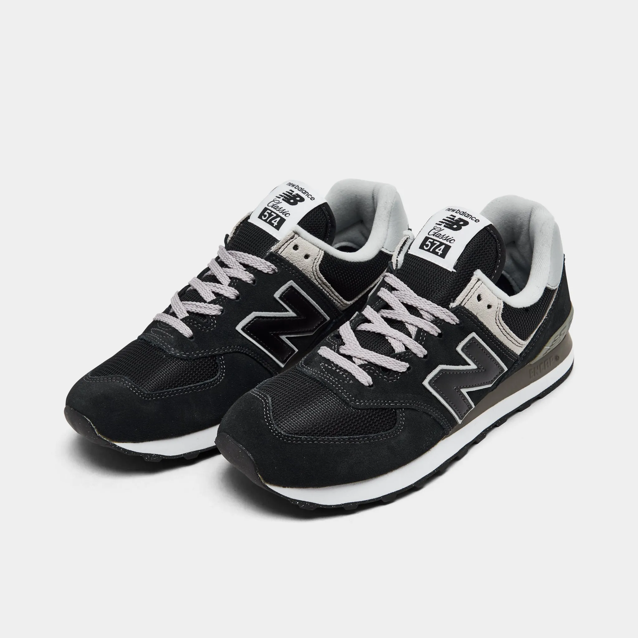 New Balance Women's WL574EVB Black / White Lifestyle Athlete Dynamic Lateral Support