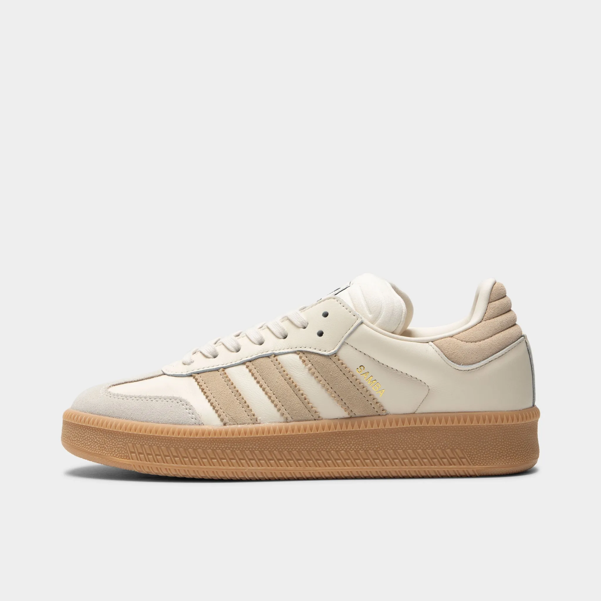 adidas Samba XLG Wonder White / Magic Beige - White Barefoot feel Rubber Toe Guard