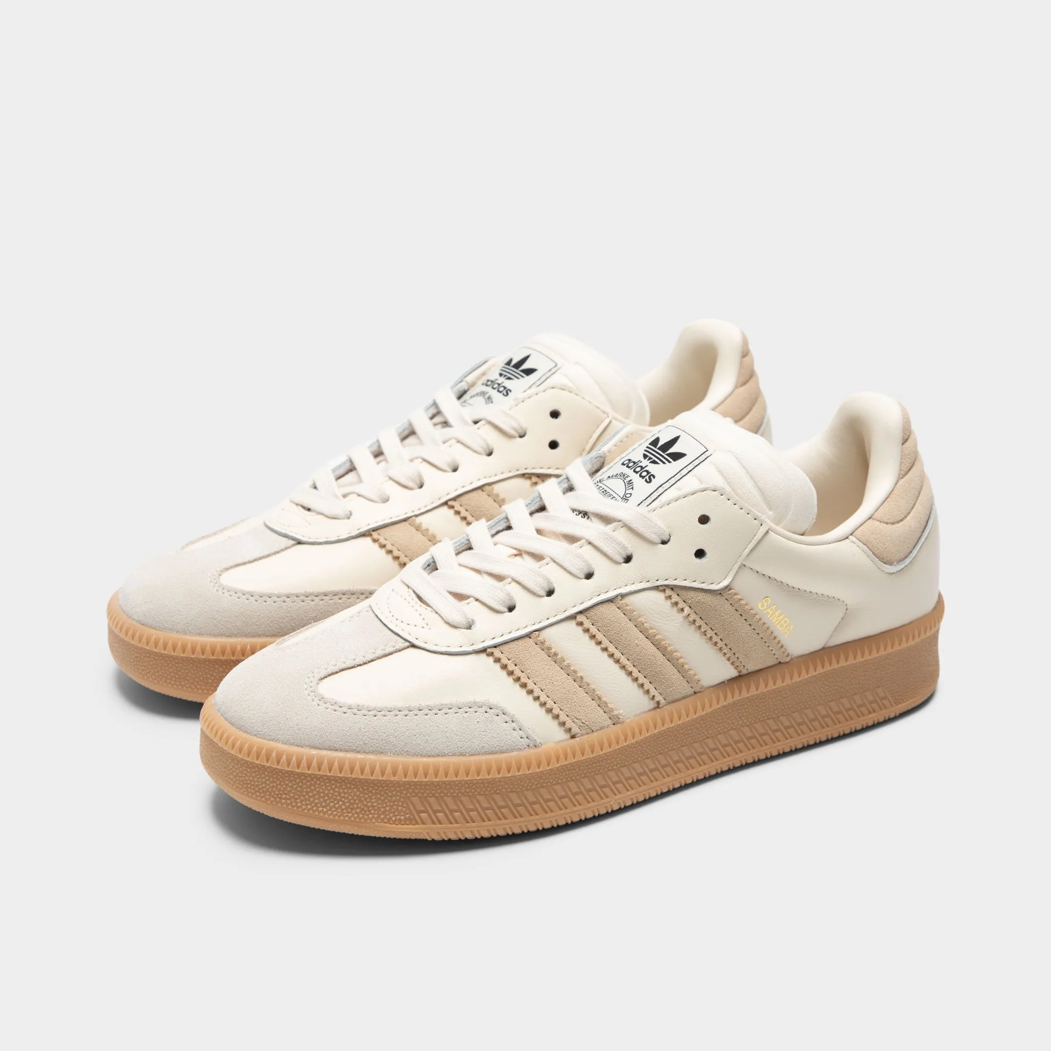 adidas Samba XLG Wonder White / Magic Beige - White Style Comfort Breathable Knit Fabric