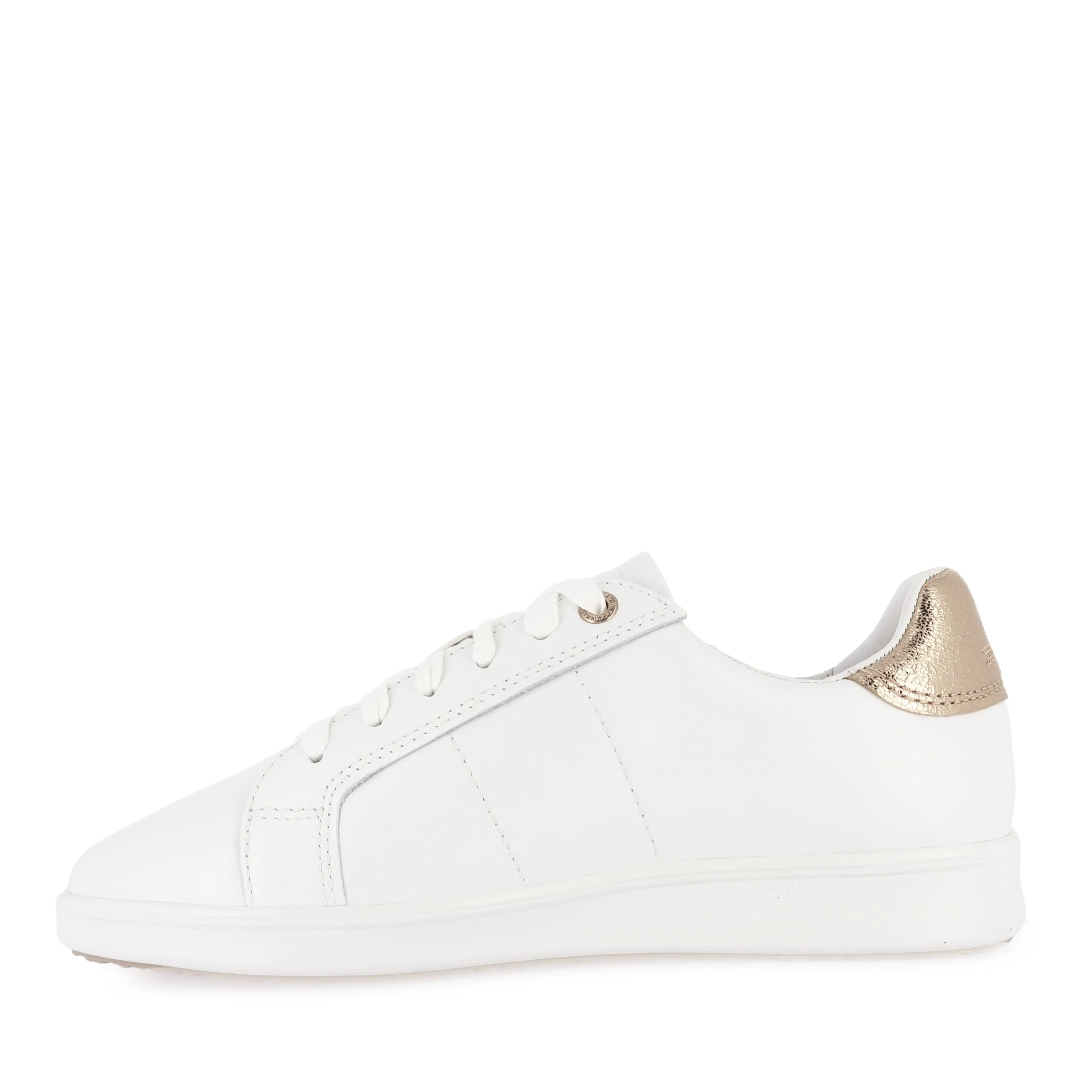 JACKIE V - WHITE/ROSE GOLD LEATHER Ultra-soft feel