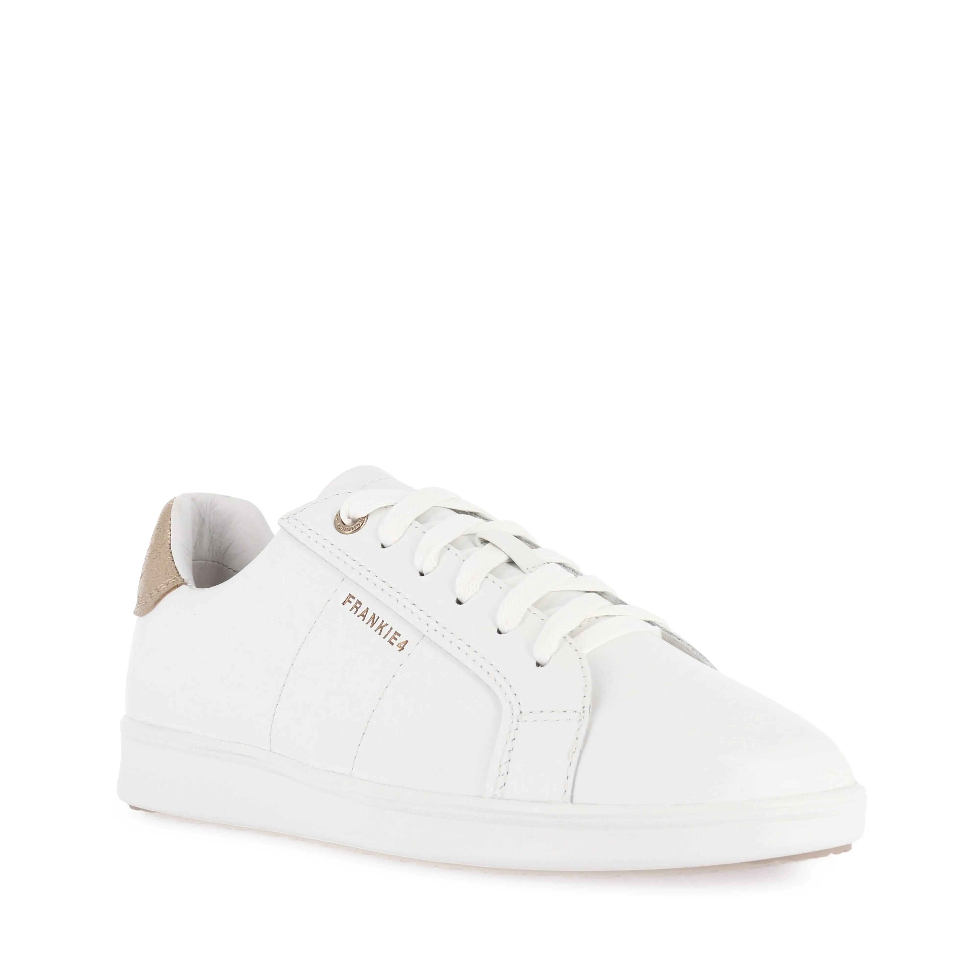 JACKIE V - WHITE/ROSE GOLD LEATHER Dynamic Sole Impact-absorbing design