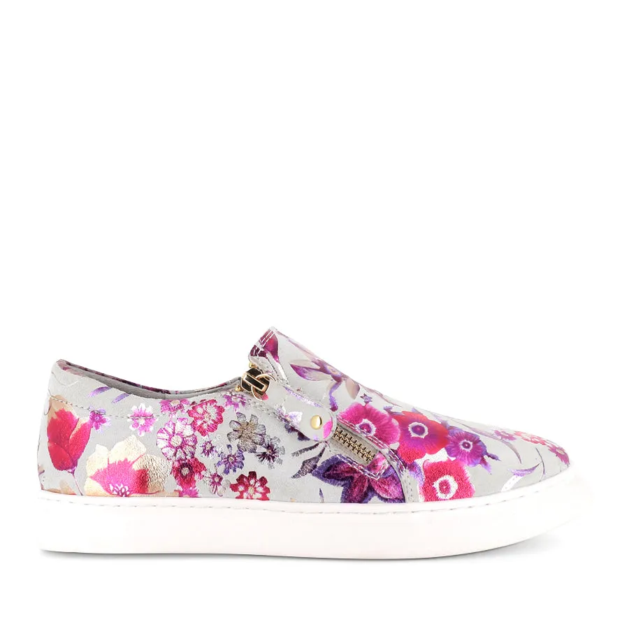 MARLA - PURPLE GARDEN LEATHER Cozy Comfort